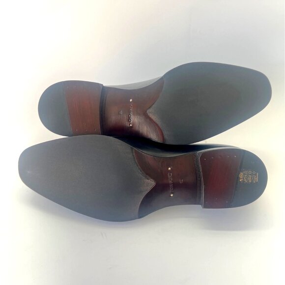 Tom Ford Leather Bos Taurus Men Shoes Formal Dress Shoes Size US12 - Picture 5 of 15